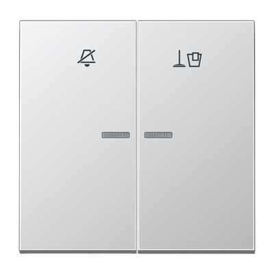 JUNG ALRUKO5M, Hotel 2-gang rocker, room unit, 4011377163317