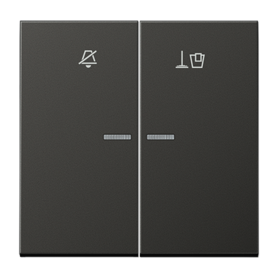 JUNG ALRUKO5MAN, Hotel 2-gang rocker, room unit, 4011377163324