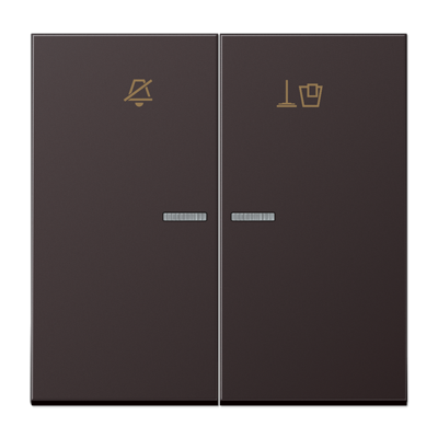 JUNG ALRUKO5MD, Hotel 2-gang rocker, room unit, 4011377163331