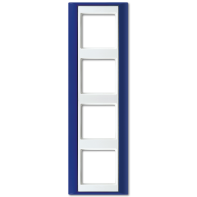 JUNG AP584BLWW, 4-gang frame, 4011377349155