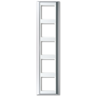 JUNG AP585ALWW, 5-gang frame, 4011377348851