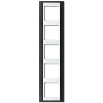JUNG AP585ANTWW, 5-gang frame, 4011377349056