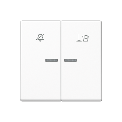 JUNG ARUKO5MWW, Hotel 2-gang rocker, room unit, 4011377163171