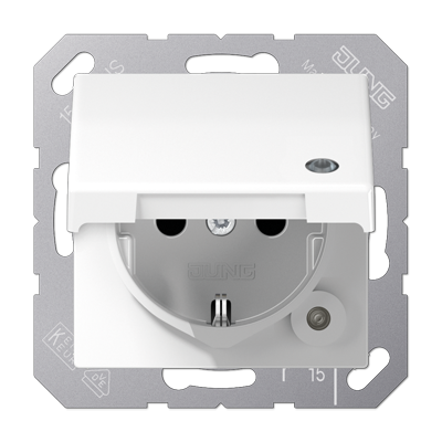 JUNG AS1520BFKLKOWW, SCHUKO?socket 16?A?/?250?V, 4011377146839