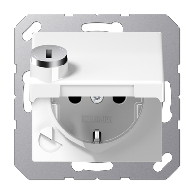 JUNG AS1520BFKLSLWW, SCHUKO socket, 4011377132962