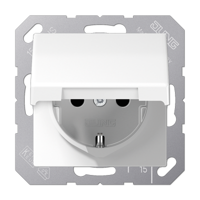 JUNG AS1520BFKLWW, SCHUKO socket, 4011377076914