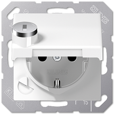 JUNG AS1520KLSLPLWW, centre plate, 4011377145849