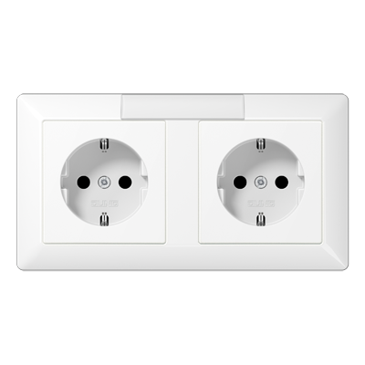 JUNG AS1522NAWW, SCHUKO??socket for cable ducts 16?A?/?25, 4011377161313