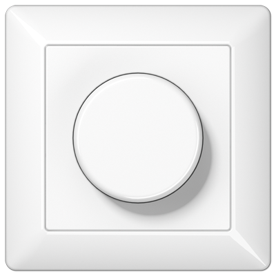 JUNG AS1540WW, centre plate f. dimmer, 4011377113589