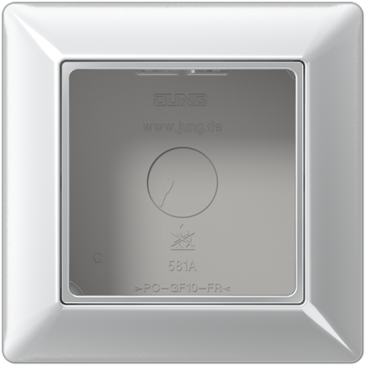 JUNG AS581AAL, surface cap, 4011377338258