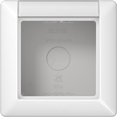 JUNG AS581ANAWW, surface cap, 4011377019874