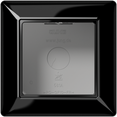 JUNG AS581ASW, surface cap, 4011377039773