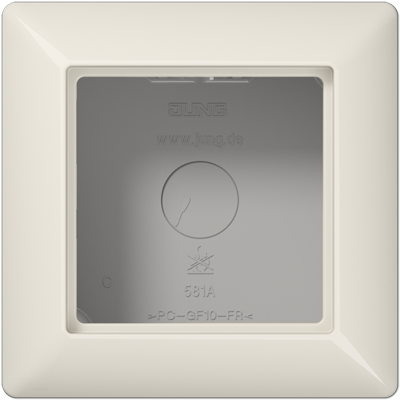 JUNG AS581AW, surface cap, 4011377338050