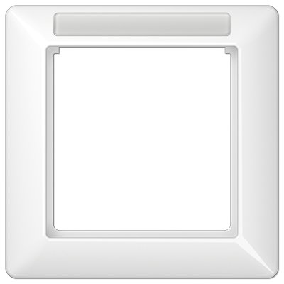 JUNG AS581BFINAWW, 1-gang frame, 4011377030428