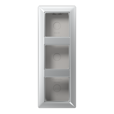 JUNG AS583AAL, Spec.Surface Cap w. integr. frame 3-gang, 4011377338852