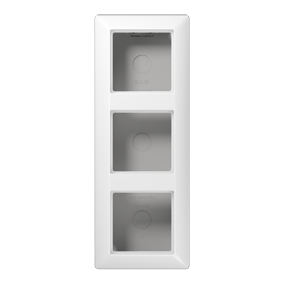 JUNG AS583AWW, Spec.Surface Cap w. integr. frame 3-gang, 4011377338753