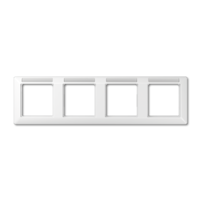JUNG AS5840BFINAWW, 4-gang frame, 4011377056190