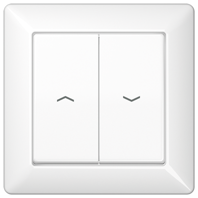 JUNG AS590-5PWW, 2-gang rocker, 4011377299856