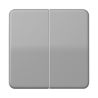 JUNG CD1702GR, LB Management push-button 2-gang, 4011377168923