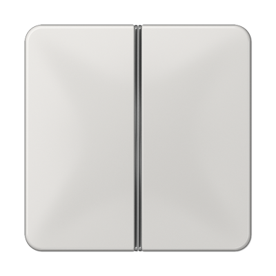 JUNG CD402TSALG, Cover kit 2-gang, complete, 4011377037298