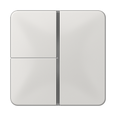 JUNG CD403TSALG, Cover kit 3-gang, complete, 4011377037359