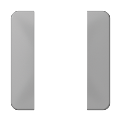 JUNG CD501TSAGR, Cover kit 1-gang, complete, 4011377107724