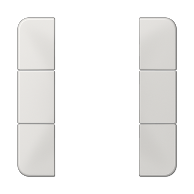 JUNG CD503TSALG, cover kit 3-gang, complete, 4011377108738