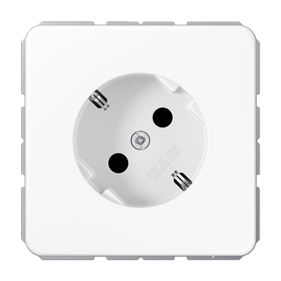 JUNG CD520-45NWW, Schuko-socket 45?, 4011377864900