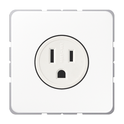 JUNG CD521-15WW, Us-Nema Socket 15A, 4011377126725