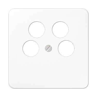 JUNG CD561-4SAT2WW, centre plate, 4011377840300