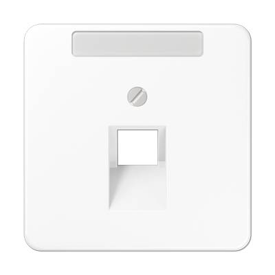 JUNG CD569-1NAUAWW, center pl.f.1-gang mod. jack&inscrip.pl., 4011377684201