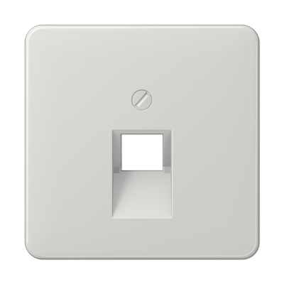 JUNG CD569-1UALG, center pl.f.1-gang mod. jack sockets, 4011377681903