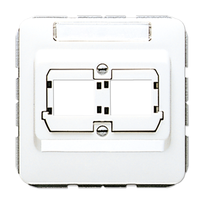JUNG CD569-21ACSWW, center plate f. modular jack ACS, 4011377883802