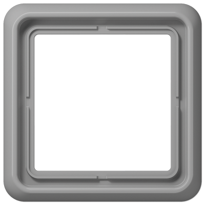 JUNG CD581WUGR, 1-gang frame, 4011377670303