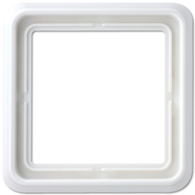 JUNG CD581WW-1, 1-gang frame, old, 4011377326057