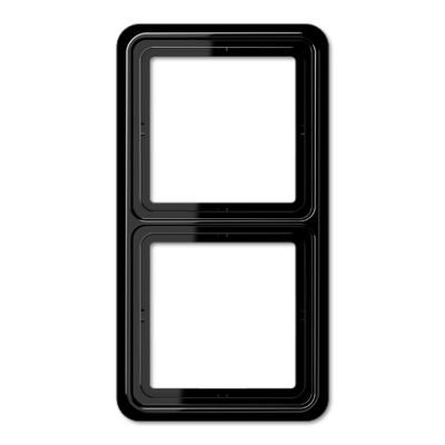 JUNG CD582SW, 2-gang frame, black, 4011377054509