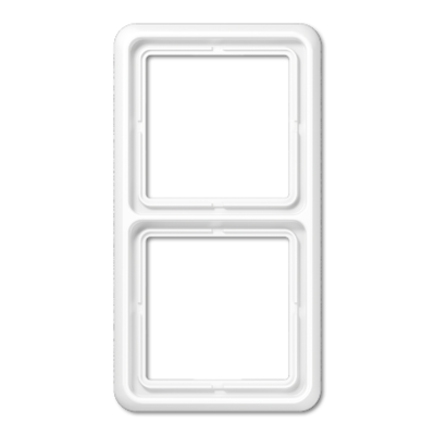 JUNG CD582WW-1, 2-gang frame, old, 4011377326156