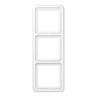 JUNG CD583WUWW, 3-gang frame, 4011377671300