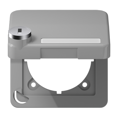 JUNG CD590BFKLSLGR, hinged lid, 4011377147669