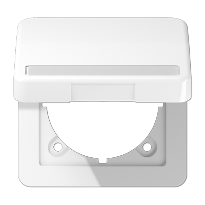 JUNG CD590BFNAKLWW, c.plate w.hinged lid/ inscrip. plate, 4011377675506