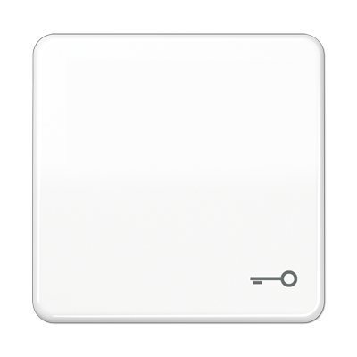 JUNG CD590BFTWW, 1-gang rocker,breakpr. with symbol "door, 4011377555600