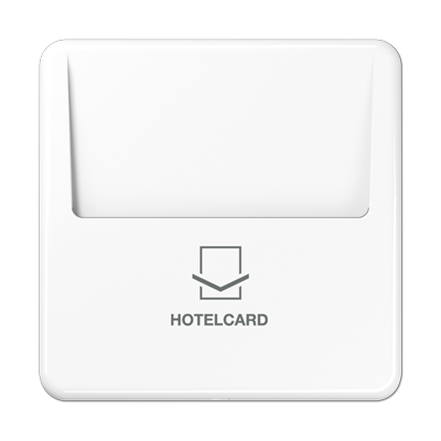 JUNG CD590CARDWW, Key Card Holder with centre plate, 4011377489905