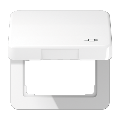 JUNG CD590KLSOCWW, Hinged lid for socket, 4011377163935