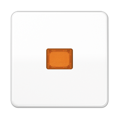 JUNG CD590KOWW, 1-gang rocker with orange lens, 4011377065505