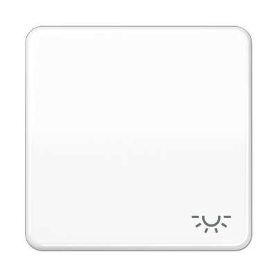 JUNG CD590LWW, 1-gang rocker w.symbol light, 4011377067301