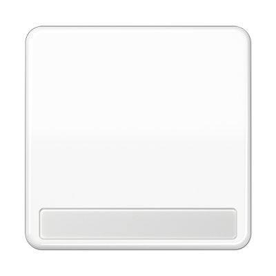 JUNG CD590NABFWW, 1-gang rocker with inscription plate, 4011377554108