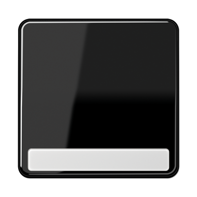 JUNG CD590NASW, 1-gang rocker with inscription plate, 4011377068506