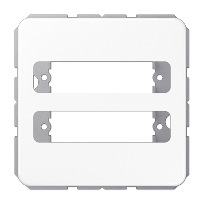 JUNG CD594-2WW, centre plate. f. subminiature D-socket, 4011377074200