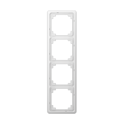 JUNG CDP584WW, 4-gang frame, 4011377876002