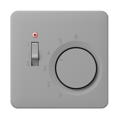 JUNG CDTR231PLGR, centre plate for room thermostat insert, 4011377827905